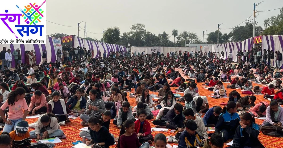 शुजालपुर में नन्हें चित्रकारों ने दिखाई अपनी प्रतिभा